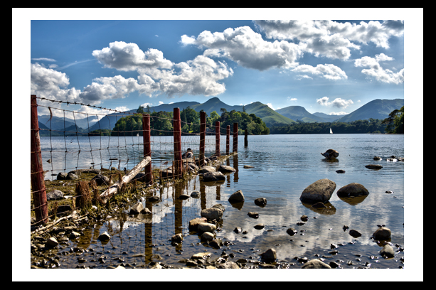 lake district photo print derwent water