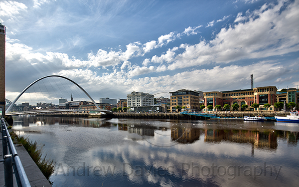 Newcastle Gateshead Quayside HDR print