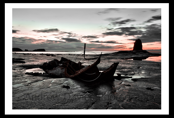 Saltwick Bay Whitby Landscape print photo