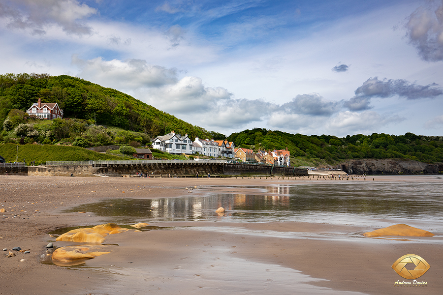 Sandsend North Yorkshire near Whitby beach photo print