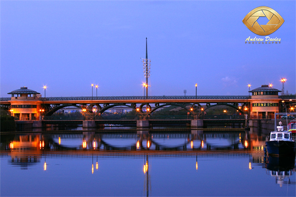 Tees Barrage night shot 2  photo print