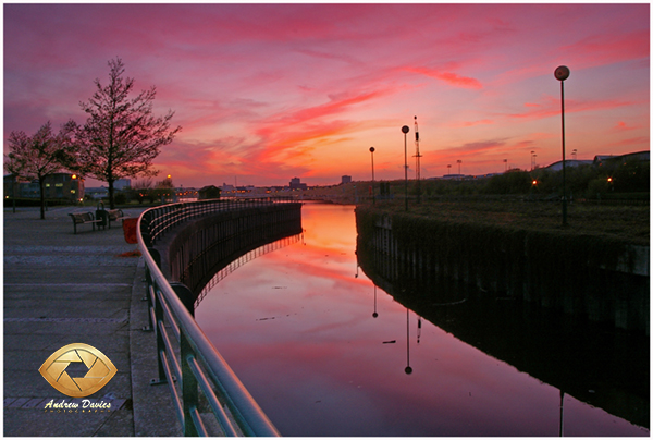 Tees Barrage Canal Photo  photo print