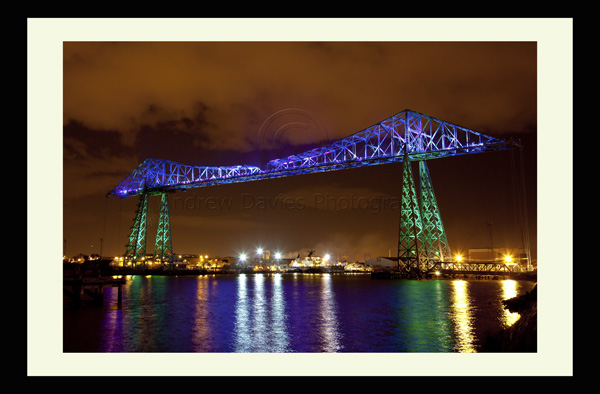 middlesbrough transporter bridge photo print  andrew davies