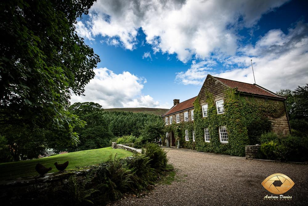 laskill country house wedding photographers photo main frontage