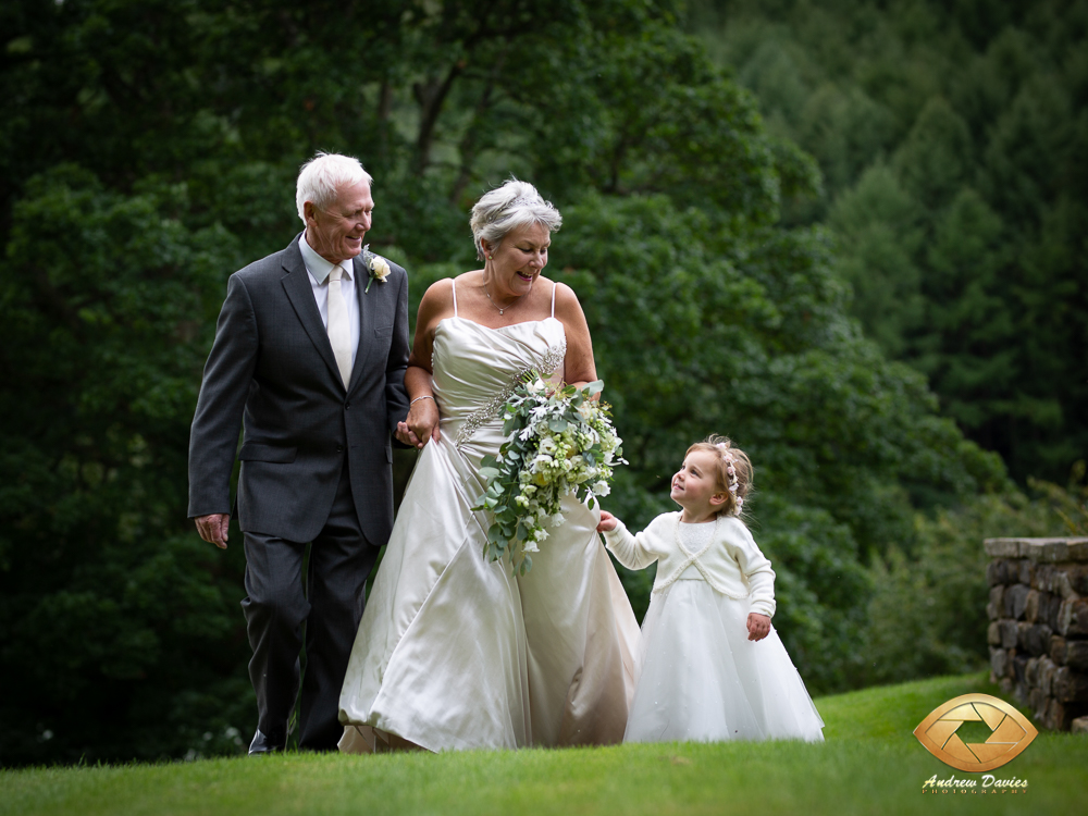 laskill country house wedding photographers photo walking in the grounds