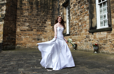 wedding photos lumley castle