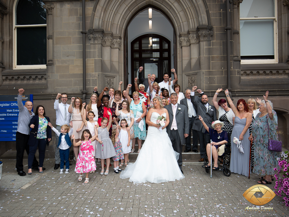 Middlesbrough registry office town hall mima wedding photos photographer