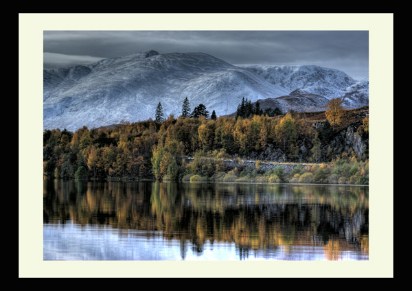 scottish highlands loch morlich cairngorns