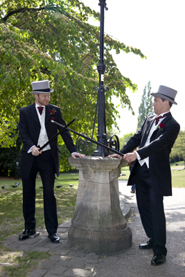 york museum gardens wedding photo