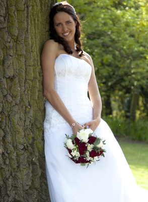 york museum gardens wedding photo