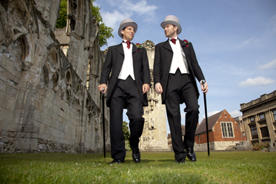 york museum gardens wedding photo