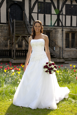 york museum gardens wedding photo