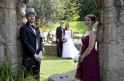 york museum gardens wedding photo