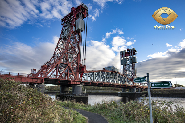 Newport Bridge Middlesbrough Stockton Autumn  photo print