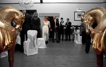 wedding photos otterburn hall northumberland