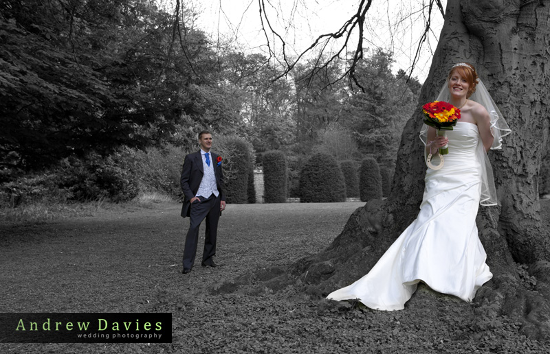 redworth hall wedding photo