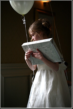 presenting gifts moment