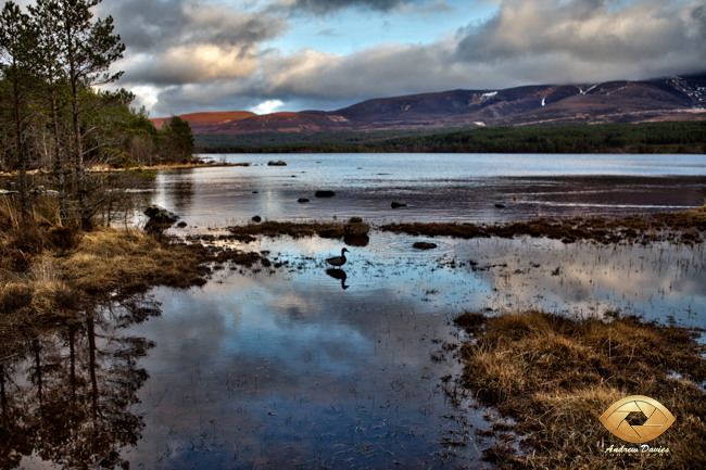 Scottish Higlands Lake Mountains 2 reflection print