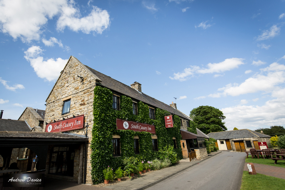 South Causey Inn Barn wedding photos photographer