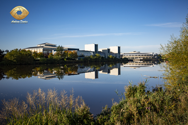 stockton durham university river tees  daytime photo print