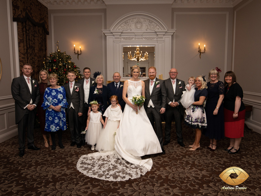 wedding photographer photos crathorne hall north yorkshire hotel