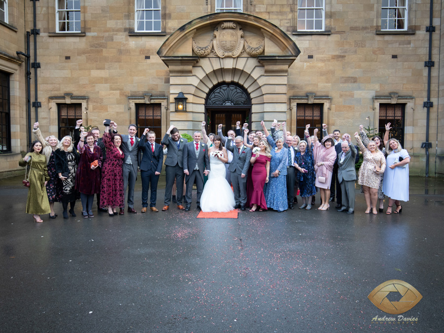 wedding photographer photos crathorne hall north yorkshire hotel