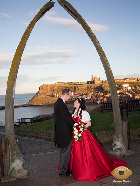 whitby wedding photographer whale bones