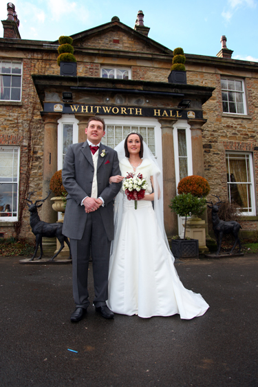 wedding photo whitworth hall durham spennymoor